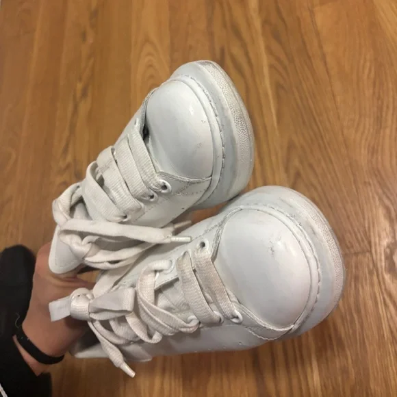 Alexander McQueen white platform sneakers - Picture 5 of 8